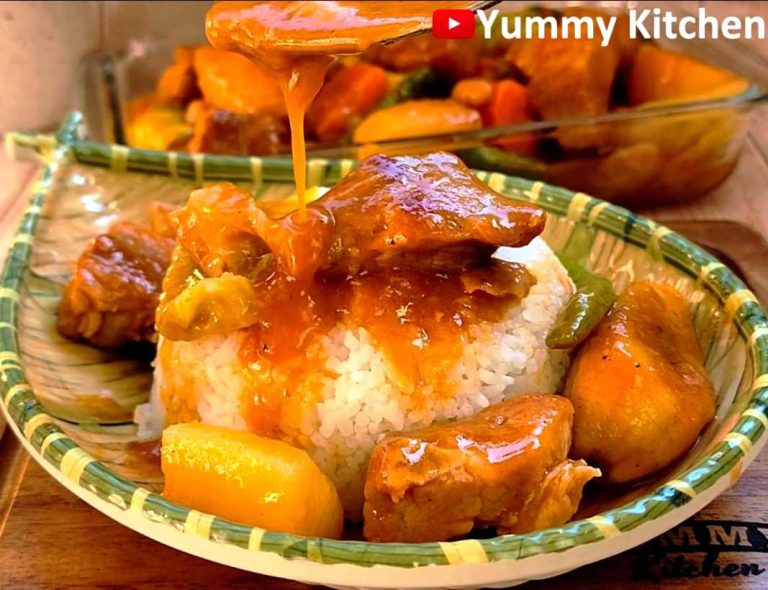 Pork Pochero – A Sweet Richly Savory Filipino Tomato Pork Stew