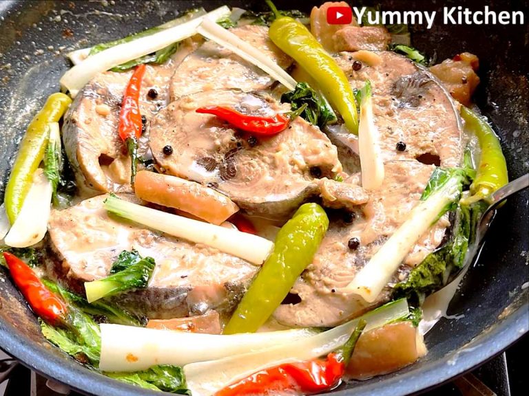 Paksiw na Tambakol sa Gata – Filipino Soured Tuna recipe