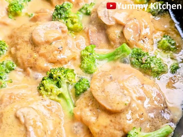 Chicken With Mushrooms And Broccoli