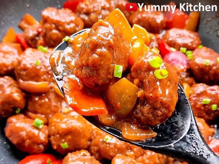 Homemade Sweet and Sour Meatballs