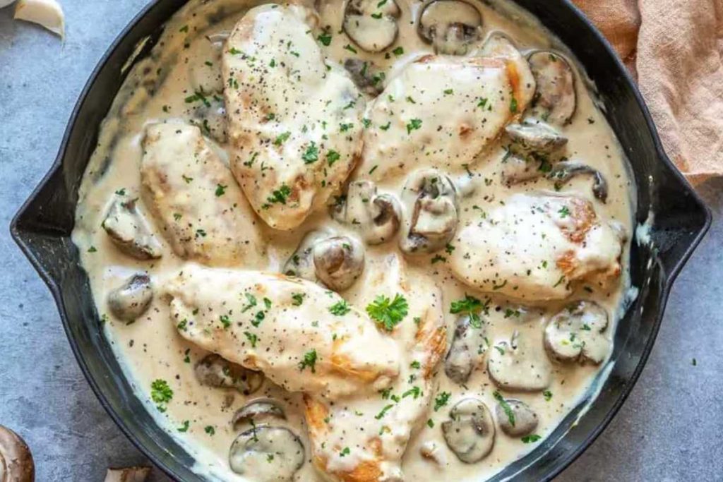 Chicken with Artichokes and Mushrooms