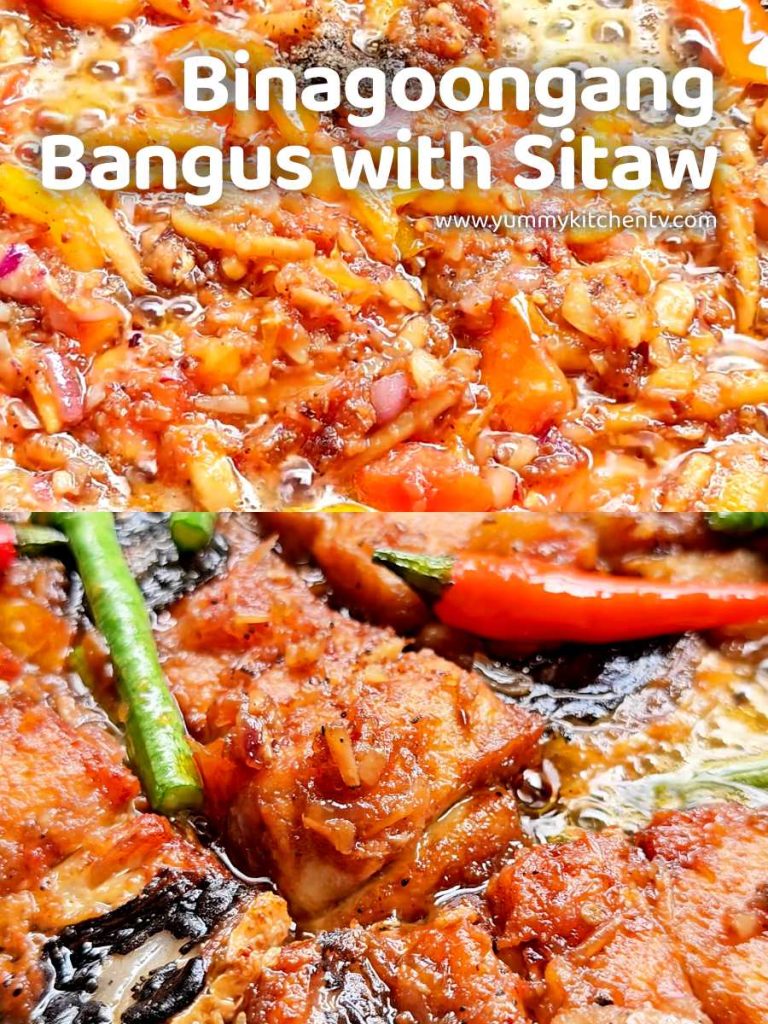 Binagoongang Bangus with Sitaw recipe