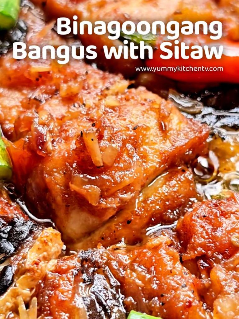 Binagoongang Bangus with Sitaw recipe