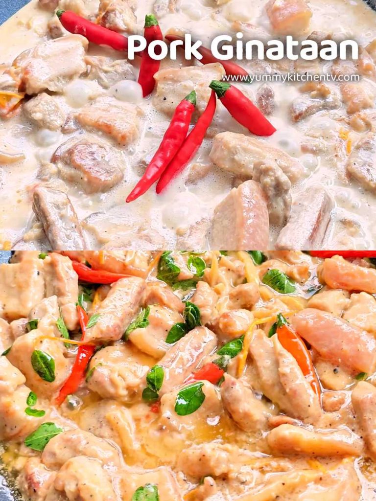 Filipino pork ginataan recipe