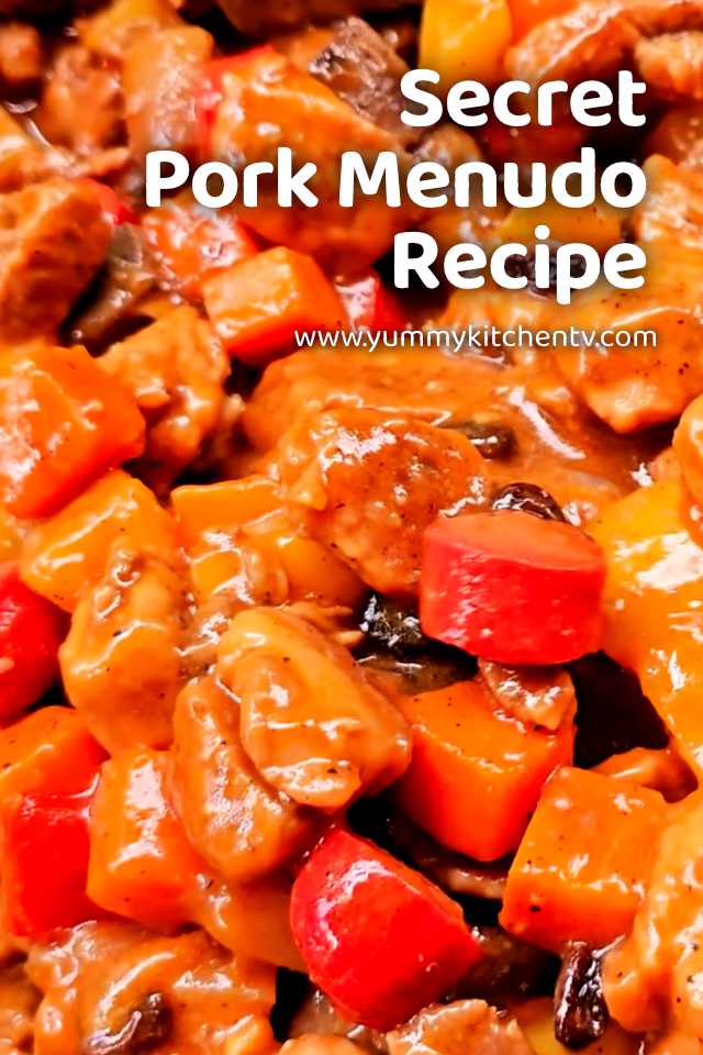 secret pork menudo recipe with tomato sauce