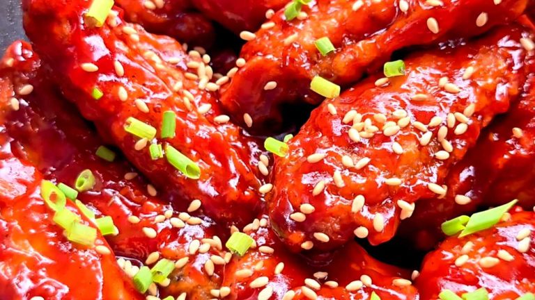 Korean Fried Chicken Wings – Crisp, Sweet & Spicy