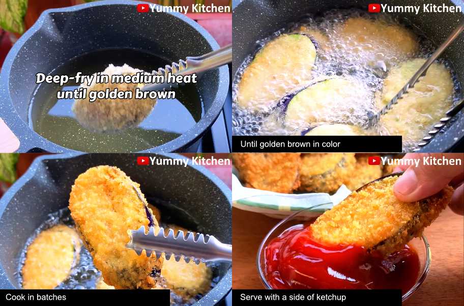 crispy eggplant katsu recipe chicken