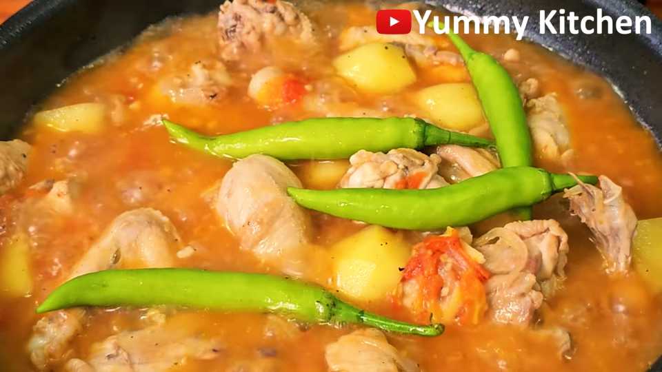 kinamatisang manok recipes