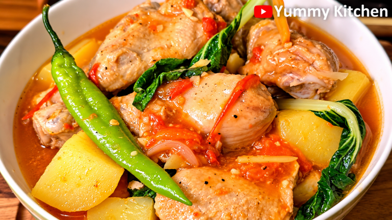 Easy Kinamatisang Manok Recipe – Filipino Tomato Chicken Stew