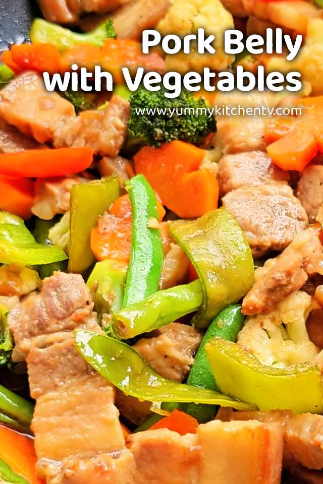 Pork Belly with Vegetables recipe
