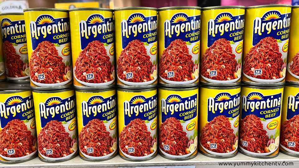 Argentina canned corned beef