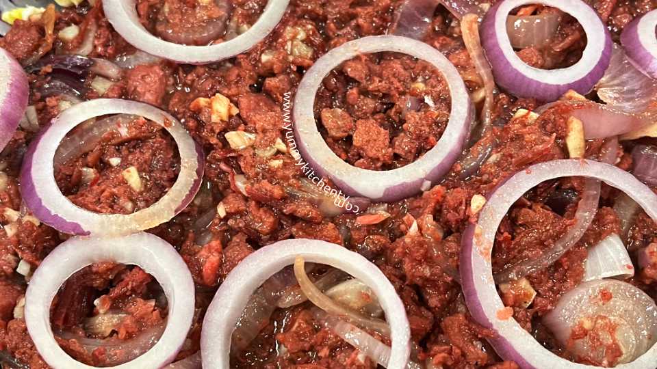 Zoomed in Argentina Corned beef