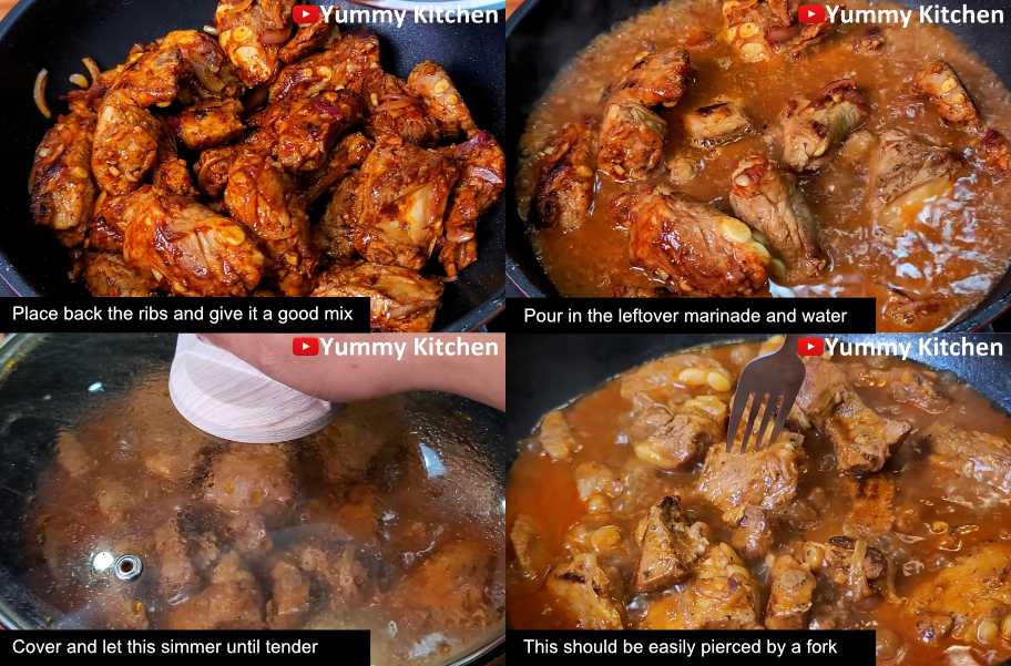 pork ribs caldereta picture