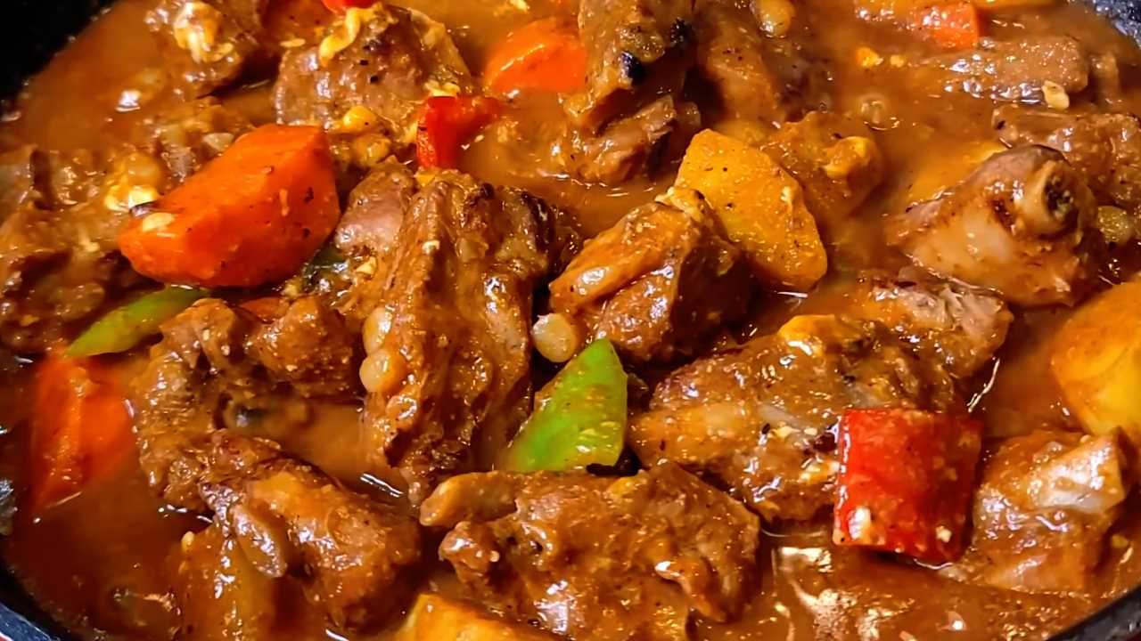 Pork Ribs Caldereta