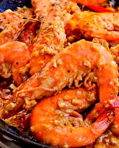 Creamy Shrimp with Salted Egg