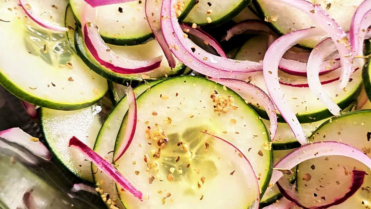 Pipino Salad Recipe - A Cool Crisp and Refreshing Side Dish
