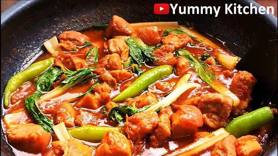 pork kinamatisan recipe pinoy style