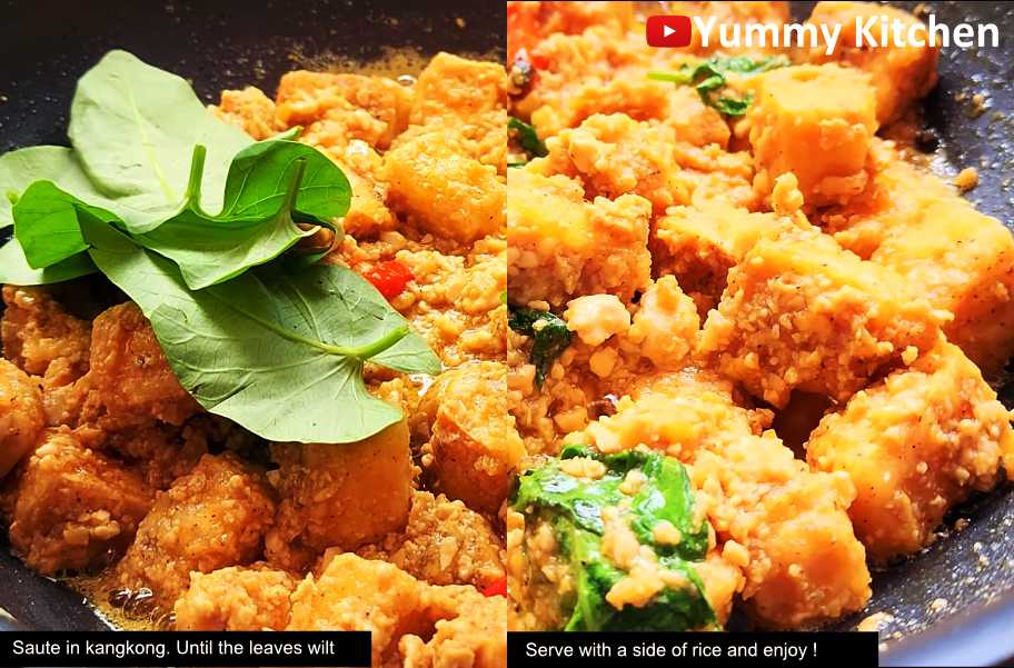 tofu with salted egg recipe chinese