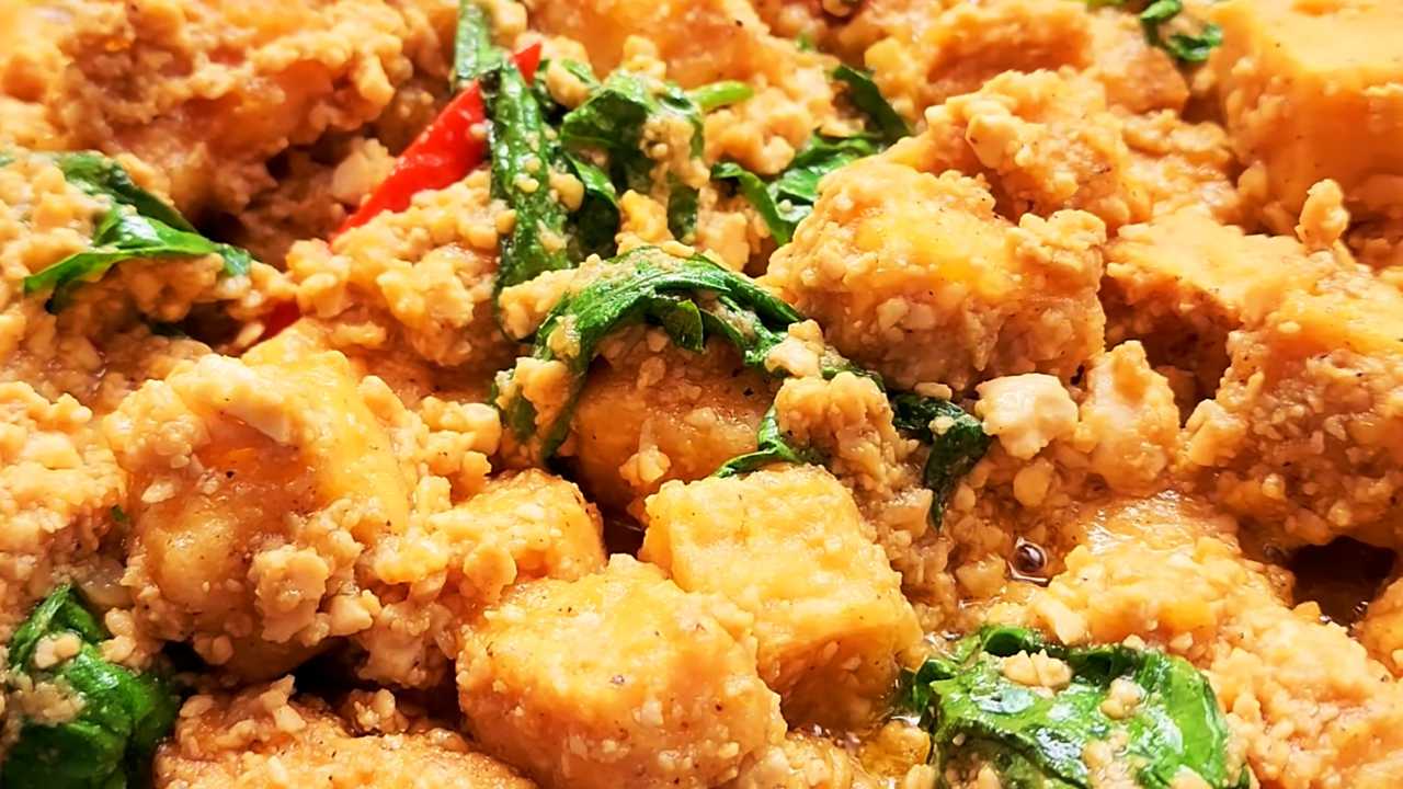Tofu with Salted Egg Recipe - Spicy Crispy ‘Healthy’ Perfection