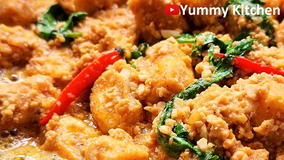tofu with salted egg recipe easy