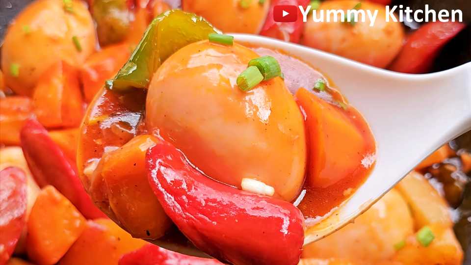 chicken afritadang itlog recipe