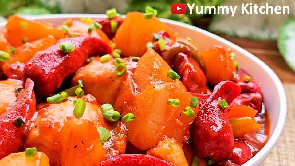 simple and quick Afritadang Itlog Recipe tagalog