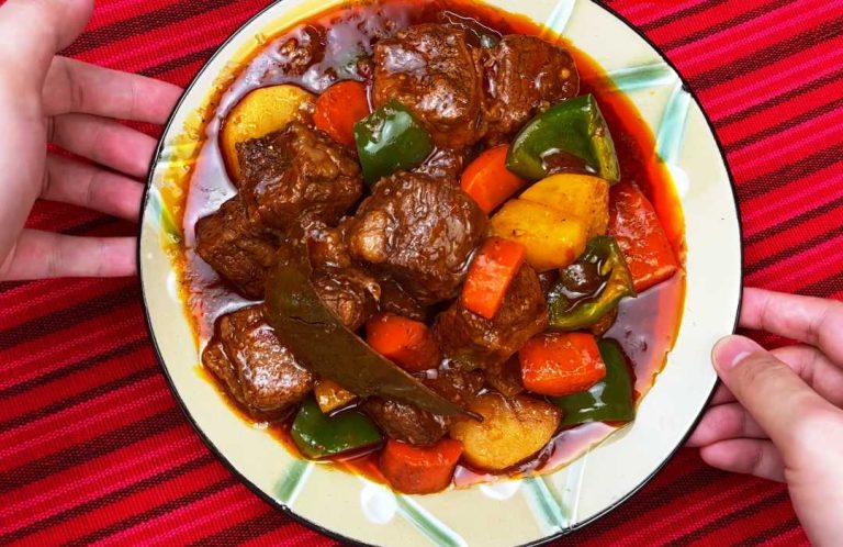 Beef Mechado Recipe (A very Meaty Comforting Filipino dish )