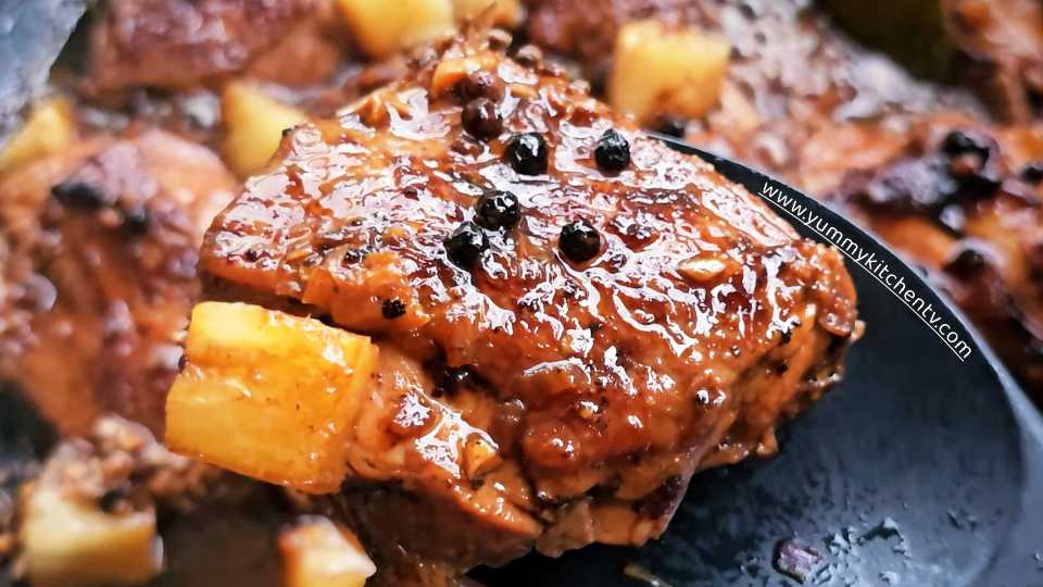 pininyahang manok recipe tagalog