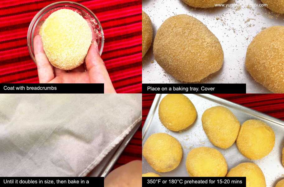 baking Filipino bread