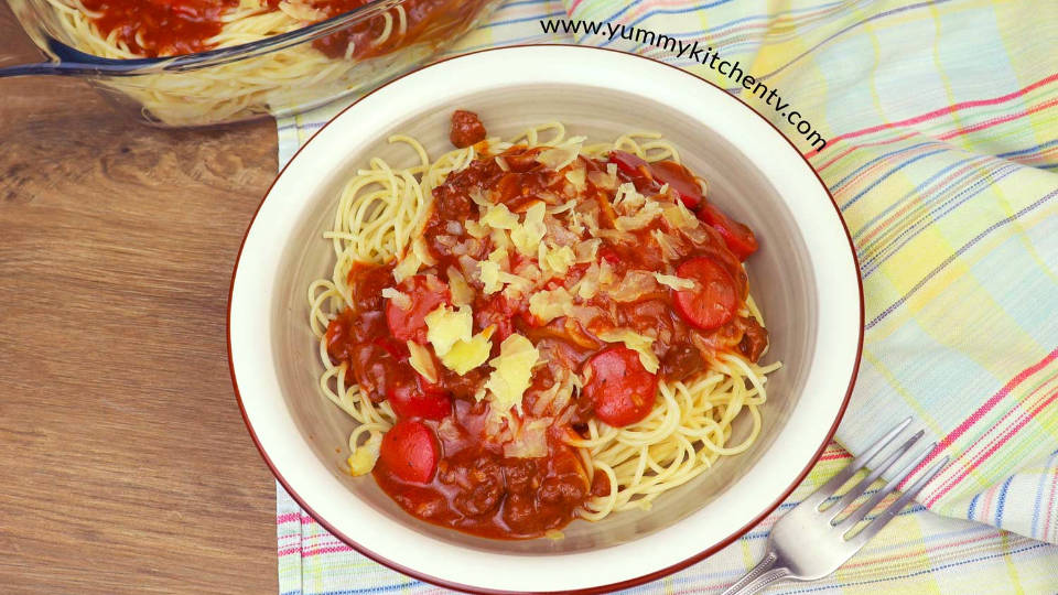 filipino spaghetti recipe
