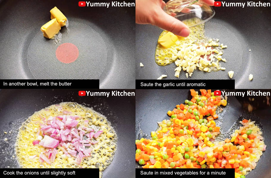 creamy tofu with corn