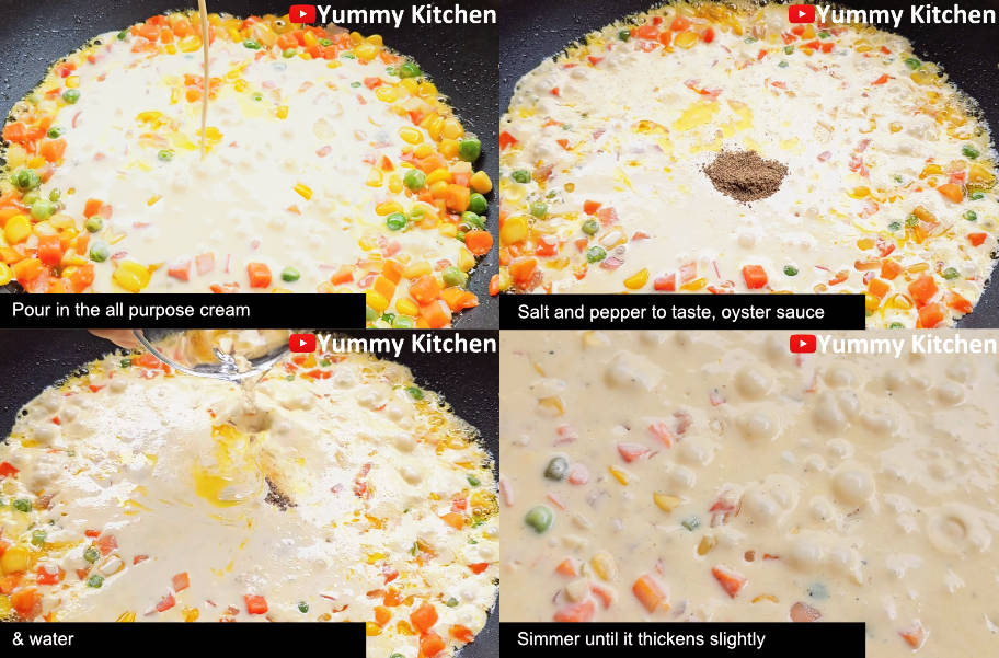 how to cook Creamy Tofu with Vegetable Recipe