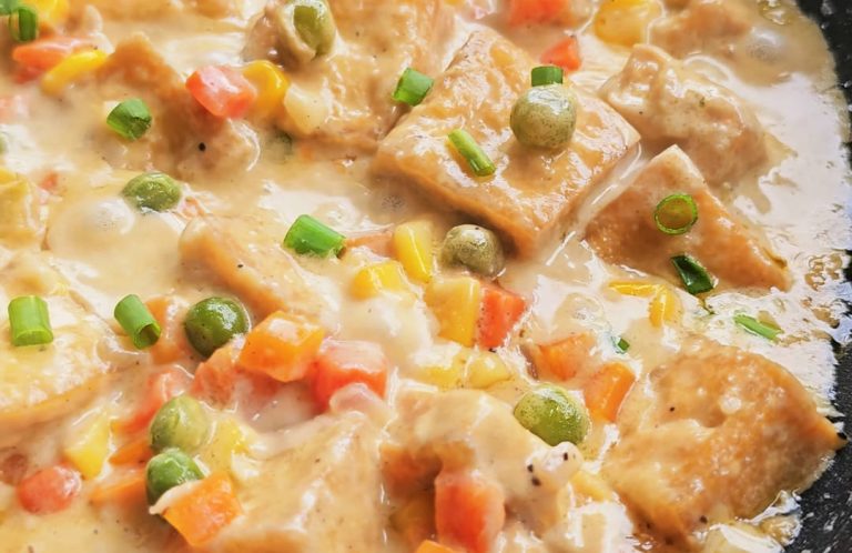 Creamy Tofu with Vegetable Recipe