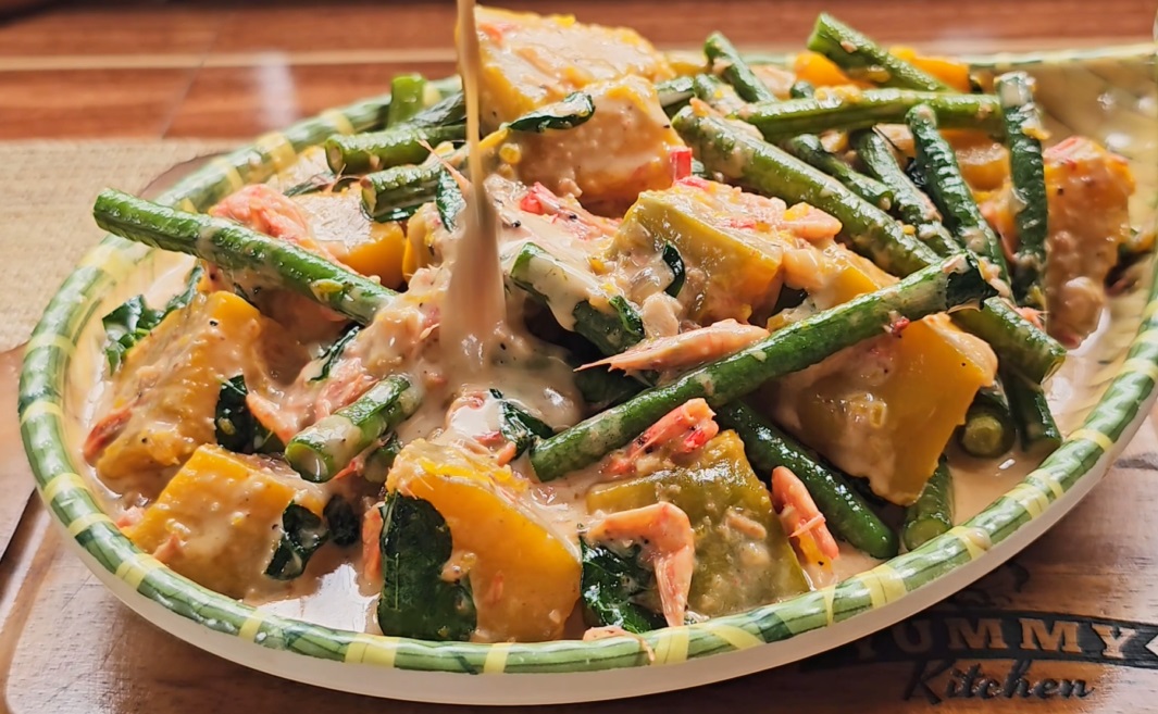 Creamy Ginataang Kalabasa at Sitaw