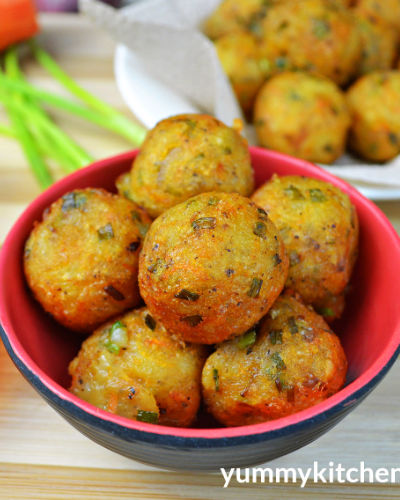 recipe for kalabasa balls