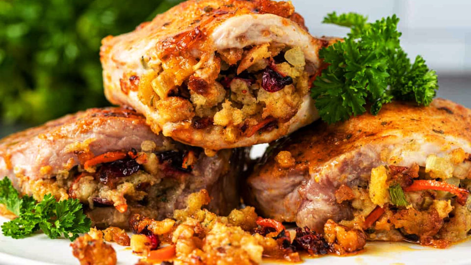 Baked Stuffed PorkChops
