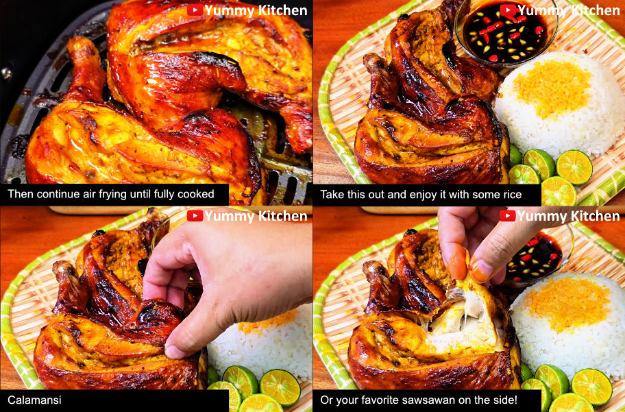how to make chicken inasal in air fryer