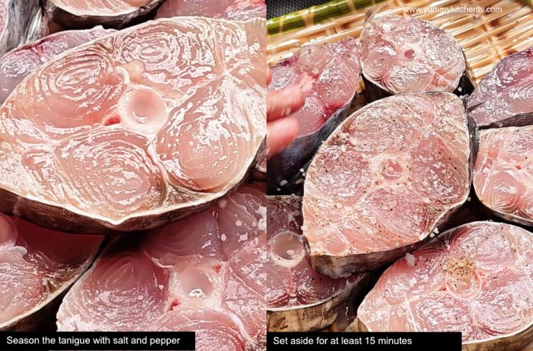 Ginataang Tanigue Recipe – Fresh Spanish Mackerel Steak in Creamy ...