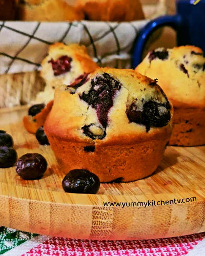 Buttermilk Blueberry Muffins
