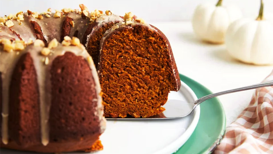 Banana Pumpkin Bundt Cake