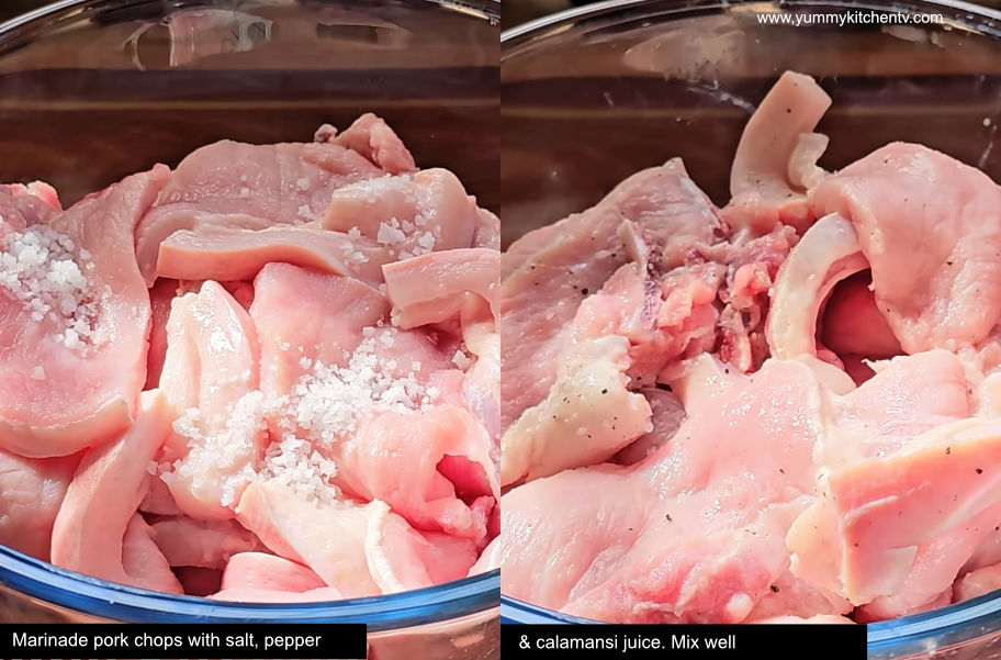 resipi para sa baboy at kabute