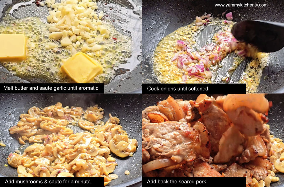 how do i make creamy mushrooms