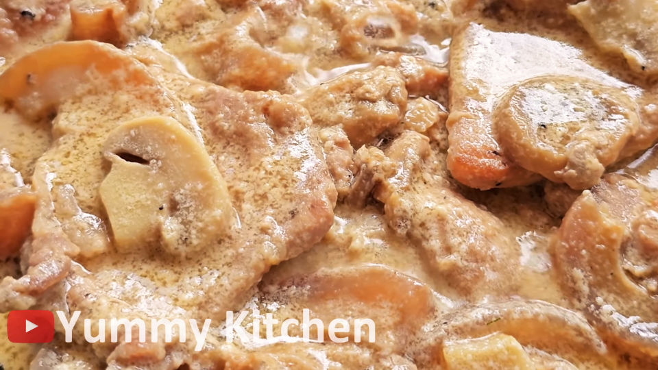 pork fillet recipes creamy mushrooms