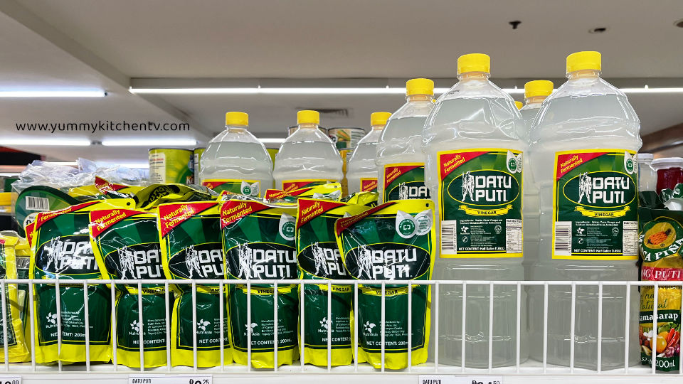 is datu puti white vinegar