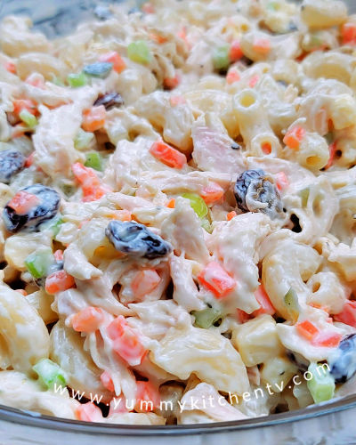Filipino Chicken Macaroni Salad