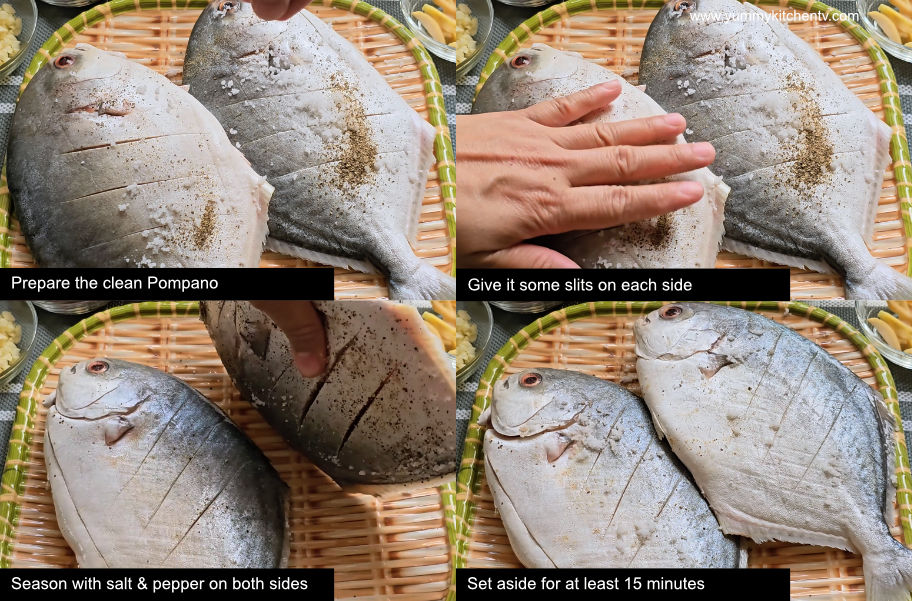 Ginataang Pompano recipe
