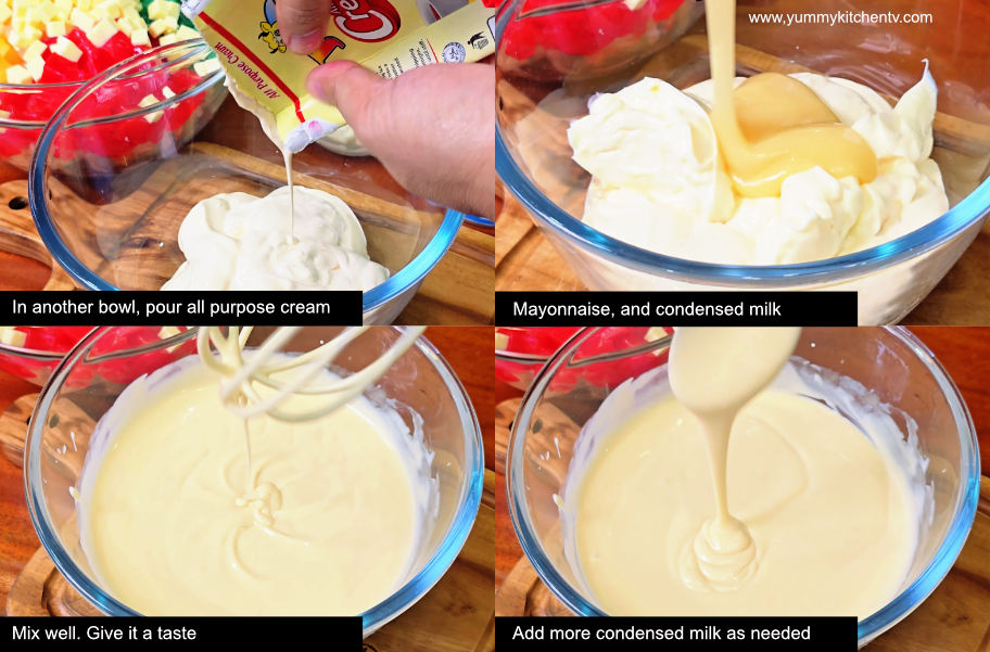 macaroni salad with all purpose cream