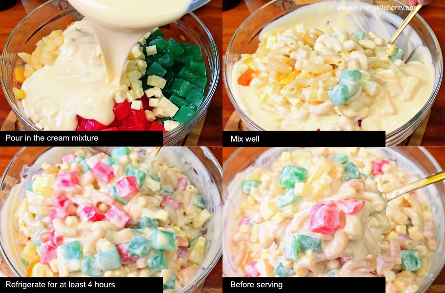 macaroni fruit salad picture