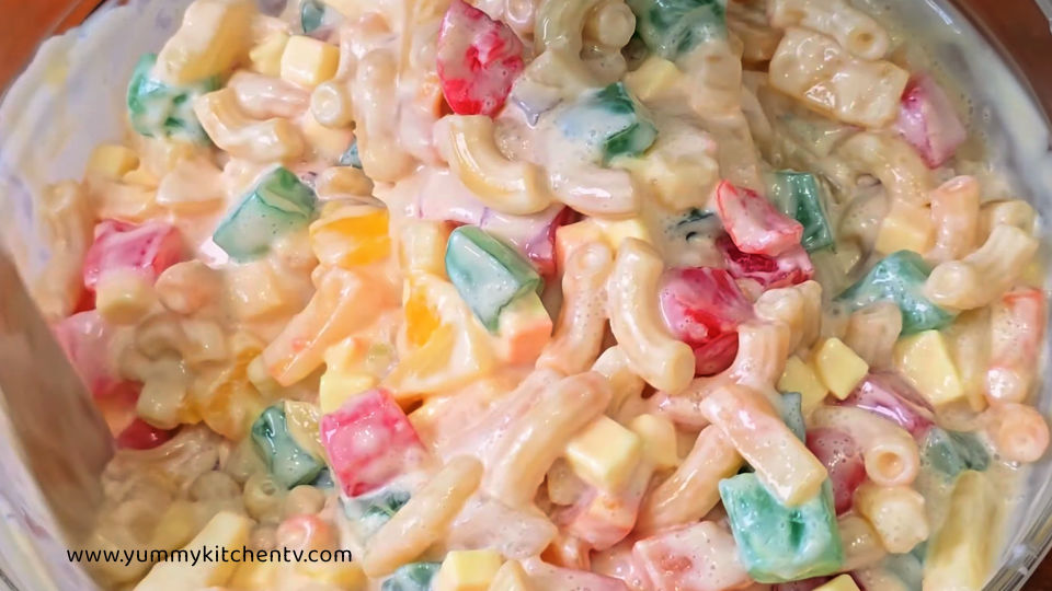 yummy kitchen macaroni fruit salad recipe