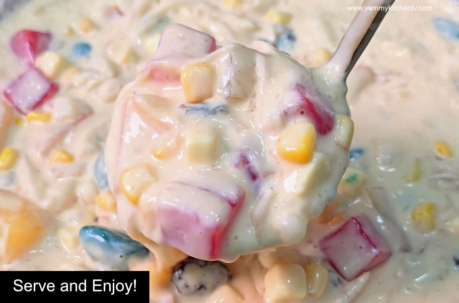 buko salad with fresh fruits
